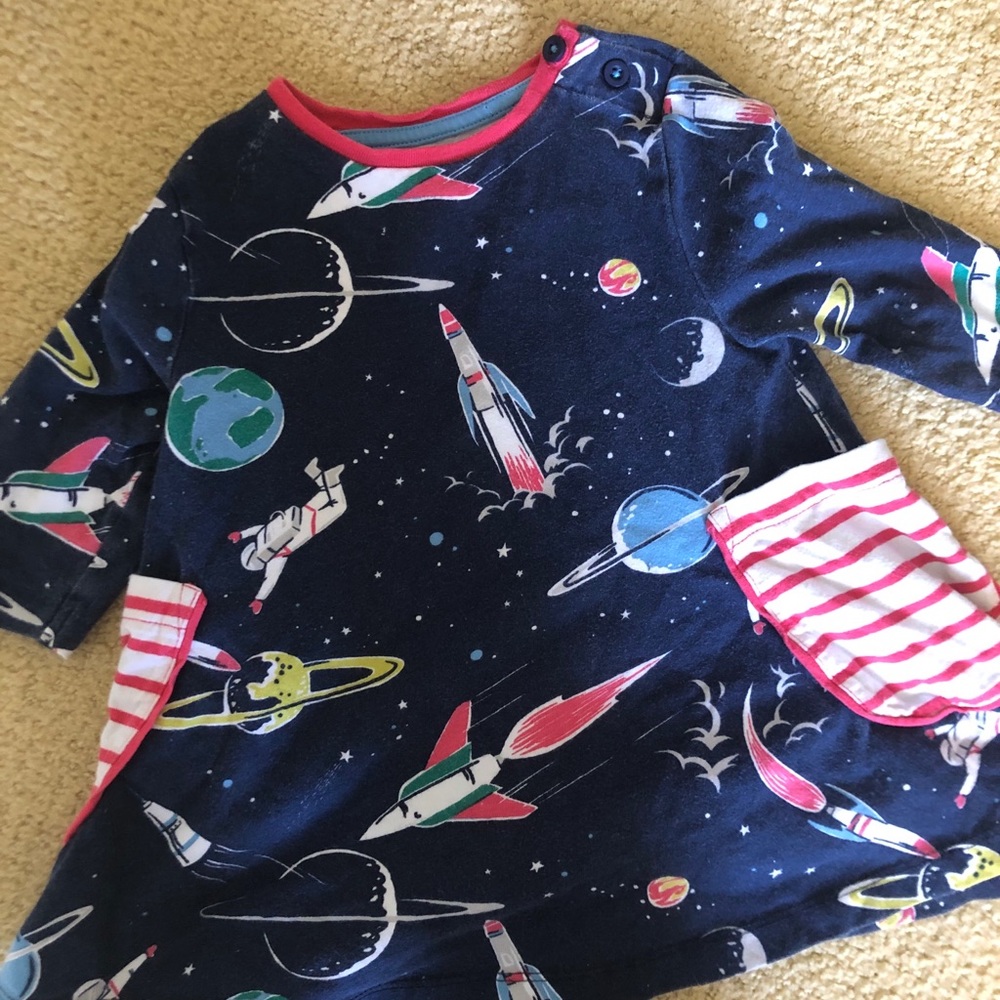 Mini Boden space ship tunic